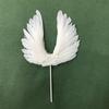 Asas de Pena para Bolo Cartão de Bolo Cartão de Decoração de Bolo Modelo de Decoração de Bolo Asas de Pena de Anjo