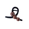 Estilo coreano elegante pérola grampo de cabelo feminino Retro marrom High-end Sentido Voltar Cabeça Agarrar Clipe Tubarão Elegante Cocar