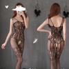 Susheng Lingerie Sexy Roupa de Paixão Feminina Três Pontos Transparente Sexy Tentação Uniforme de Malha Aberta Combinação W
