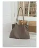 Bolsa de ombro grande e moderna transfronteiriça, bolsa tote casual para o dia a dia, bolsa de lona versátil e estilosa para exportação