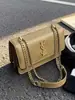 Bolso Pequeño Cuadrado Simple y Elegante Marca de Hong Kong 2025 Nuevo de Moda Versátil Bolso de Hombro con Cadena Bolso Cruzado para Mujer