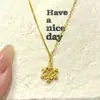 Popular Collar de Copo de Nieve para Árbol de Navidad de Xiaohongshu para Mujer Otoño e Invierno 2024 Cadena Clavicular Pequeña de Destello Antiguo