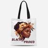 Bolsa de Lona Estampada de Niña Negra Transfronteriza de Amazon Bolso de Mano Sencillo de Lujo Ligero Bolso para Ir al Trabajo Venta al por Mayor