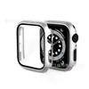 Adecuado para Apple 11/10/9 Watch Funda Protectora Ultra Anti-Rayaduras Película de Vidrio PC Funda Templada Película Integrada S8 Watch Case
