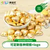 Papel Alumínio Dourado Chocolate Bola de Gergelim Papel de Embalagem Doce Malha Brilhante Padrão Casca de Laranja Chá Pu'Er Tangerina Verde Papel de Alumínio
