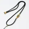Cuerda para Colgante de Oro de Jade Colgante de Jade Cuerda de Collar Negra Cuerda Tejida a Mano Cuerda para Colgar Colgante Ping'an Kou Colgante para Colgar en el Cuello Hombres Mujeres