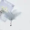 Juguete para Gatos Palo Atrapador con Pluma y Campana Cabezales de Repuesto, Juguete de Peluche para Mascotas, Gadget de Entretenimiento para Gatos, Juguete para Mascotas para Aliviar el Aburrimiento Fábrica de Juguetes para Mascotas