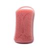 Cepillo de baño de silicona de grado alimenticio de doble cara y doble propósito transfronterizo con anillo de elevación, peine de masaje portátil para baño de bebé.
