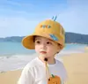 Bonitos Sombreros para Niños, Estilo Delgado de Primavera y Otoño, Protección Solar, Ala Ancha, Gorra de Béisbol para Niños y Niñas, Secado Rápido, Verano