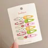 Pinza para el pelo de lunares y estrellas estilo coreano para niñas, Pinza para el pelo infantil, Pinza para el pelo de bebé con aspecto de alta gama, No daña el cabello, Pinza para flequillo, Accesorio para el cabello