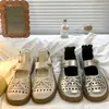 Sandalias Caladas para Niñas Mary Jane Zapatos de Piel 2026 Verano Nuevas Sandalias Cerradas para Niños Zapatos Versátiles para Niños Mayores