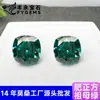 Moissanita Verde Esmeralda Cuadrado Gordo 0.5-3 Quilates Moissanita Forma Cojín Piedra Suelta Venta Directa de Fábrica al por Mayor