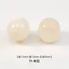 Contas de resina com furo grande, largura 12MM*altura 11MM*diâmetro do furo 5MM, contas redondas para cordões de moda praia e acessórios de vestuário, atacado do fabricante