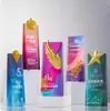 Nuevo trofeo de cristal de alta calidad medalla metal resina madera maciza colorido personal competencia empresa premio honor empresarial