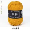 Fio de Algodão Leiteiro de Quatro Fios Lã Média Fina Bolsa de Tricô DIY Feita à Mão Bolsa de Material de Algodão para Boneca Fio Penteado Fio de Crochê