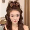 Horquilla de lazo estilo Chanel para mujer, accesorio para el cabello con forma de bola, estilo tiburón, de alta calidad, 2024