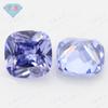 Huagang Gem Fertilizante Cuadrado Azul Tanzanita Zircón Piedra Desnuda Almohada Azul Tanzanita Zircón Piedra Principal de Anillo