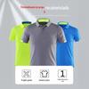 Camiseta de Trabalho de Verão Respirável Roupa de Trabalho Camisa Cultural Publicitária Camisa Polo com Logo Impresso DIY Roupa de Maratona Roupa de Trabalho