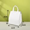 Bolsa para Llevar de Tela No Tejida con Aislamiento de Papel de Aluminio, Bolsa Especial para Catering, Pasteles, Té de Leche y Almacenamiento en Frío, Impermeable, en Stock