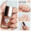 Esmalte de Uñas Base Agua Peel-Off Sin Horno Secado Rápido Desprendible Caja de Colores Set de Esmalte de Uñas Base Agua