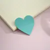 Adesivos transparentes em formato de coração para planners, abas índice coloridas em PET em formato de coração, marcadores de leitura para estudantes, adesivos de papelaria atacado