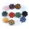Inserto de Incienso de Loto de Cristal Natural Base Portainciensos de Hilo de Piedra Semipreciosa Piedra Ojo de Tigre 30mm Insertos para Quemadores de Incienso Fabricante Venta al por Mayor