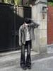 Casaco de hiphop europeu e americano high-end sense knight hand guard jacket ruffian bonito frito street design sense niche top trendy