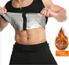Traje deportivo con cremallera para hombre, chaleco deportivo con corsé, moldeador de cintura y abdomen, para fitness y sudoración.