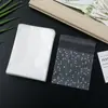 Bolsa Autoadhesiva Blanca Escarchada con Lunares Bolsa de Embalaje Estilo Ins Bolsa Ziplock Simple Dulces Copo de Nieve Pastelería Bolsa Opp Autoadhesiva
