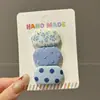 Flequillo de Lunares para Niñas Pinza Bb Estilo Coreano Dulce Versátil Pasador para Niñas Ovalado Color Caramelo Pinza Lateral para el Cabello Accesorio para el Cabello