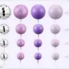 Decoração de Bolo Bola Espelhada Refletiva Amazon Transfronteiriça Plug-In Bola de Espelhos com Palito de Madeira Bola de Decoração de Festa Atacado