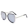 Gafas de Sol de Moda Nueva 2022 para Hombres y Mujeres Gafas de Sol Personalizadas de Moda Montura Metálica Película de Color Gafas de Sol Universales