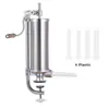 Venta Directa de Fábrica Máquina Manual Vertical para Rellenar Salchichas Fabricante de Salchichas de Acero Inoxidable Fabricante de Salchichas Caseras Dispositivo Rellenador de Salchichas para Uso Doméstico
