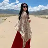 Bufanda de Seda Chal Protector Solar Ropa Protectora Solar para Montar y Conducir de Mujer Chal Protector Solar de Doble Uso para Playa y Mar de Mujer