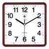 Reloj de Pared Cuadrado para Sala de Estar Silencioso Reloj Electrónico Moderno Casual de Moda Calendario Doméstico Creativo Reloj de Cuarzo