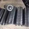 Rolos de amortecimento de borracha, rolos de amortecimento de esteira, anéis de borracha, rolos absorventes de choque para pontos de queda, rolos especiais resistentes a impacto e ao desgaste
