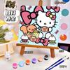 20*20 Desenho Animado Pintura a Óleo Digital DIY Colorir Pintura Decorativa Genshin Flor Pintura a Óleo Pintura a Óleo Digital Infantil Atacado