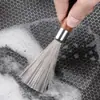 Estropajo Mágico para Ollas Acero Inoxidable 304 Cepillo para Ollas Específico para Cocina Mango Largo Sin Aceite Sin Desprendimiento Cepillo de Alambre de Acero