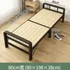 Wow Cama Plegable Personalizada de Madera Maciza Individual Cama con Estructura de Hierro para el Hogar Cama Simple para Descanso al Mediodía Habitación de Alquiler Cama Plegable
