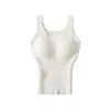Camisola de Felpa para Mujer, Forro de Vellón de Terciopelo de Cordero, Capa Base Cálida, Otoño e Invierno, con Almohadillas para el Pecho, No Necesita Usar Sujetador, Ropa Interior Todo en Uno