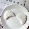 Acessórios de orelhas de gato de pelúcia dupla face outono e inverno tiara fofa acessórios de vestuário acessórios de joias diy acessórios de bolsa