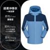 Ropa de trabajo con forro polar, ropa de trabajo gruesa, chaqueta cortavientos, logotipo de impresión extraíble.