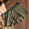Ropa Interior de Malla para Hombre Simple Boxer de Malla Hielo Seda Boxer Corto Transpirable Fino Sin Marca Shorts para Hombre