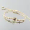 Pulsera de Serie de Flores Secas al por Mayor Vidrio Espécimen de Flor Real Gipsófila Flor de Durazno Árbol de la Fortuna Mariposa Pulsera Escénica Joyería