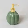 Botella de Cerámica para Gel Antibacterial de Calabaza de Halloween Galvanizado Creativo Sub-Botella Hotel Champú Gel de Ducha Botella con Dispensador