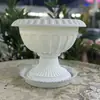 Macetas Romanas Florales de Cerámica de Imitación Altas Venta Directa Estilo Nórdico Vintage Borde de Encaje Blanco Duradero Balcón Lindas Oumaitaobao