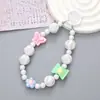 Celebridad de Internet Mismo Color Dulce Dopamina Colgante Cadena para Celular Bolso de Cadena Llavero Cadena Colgante Anti-caída Anti-caída Mujer