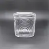 Pote de Vidro Cristalino Criativo de Luxo Leve, Pote de Doces, Pote para Frutas Secas e Nozes, Pote Oval com Tampa, Pote para Lanches, Pote para Temperos