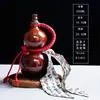 Celebridad de Internet 0.5 kg Calabaza de Cerámica con Forma de Jarra Sellada Vintage para Vino 500 ml Tetera Wukong Chang'An para Licor, Té con Leche y Bebidas