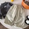 Pantalones de Trabajo de Pana para Niños Niños Tallas Grandes 2026 Otoño Invierno Nuevas Llegadas Niños Niños Engrosados de una Pieza de Pana Cálidos Largos Ropa de Invierno